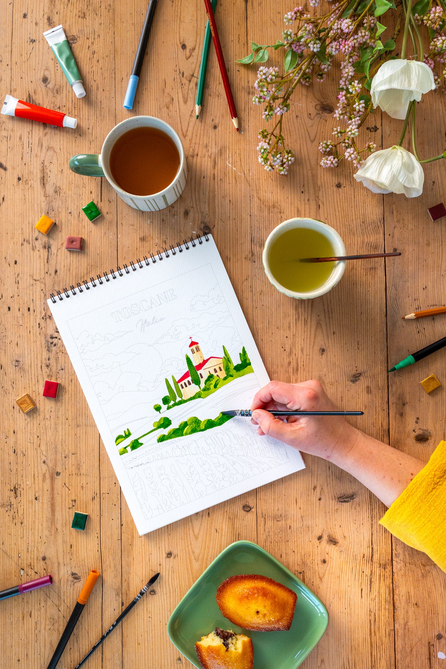 Carnet de coloriage A4 - Voyage Voyage