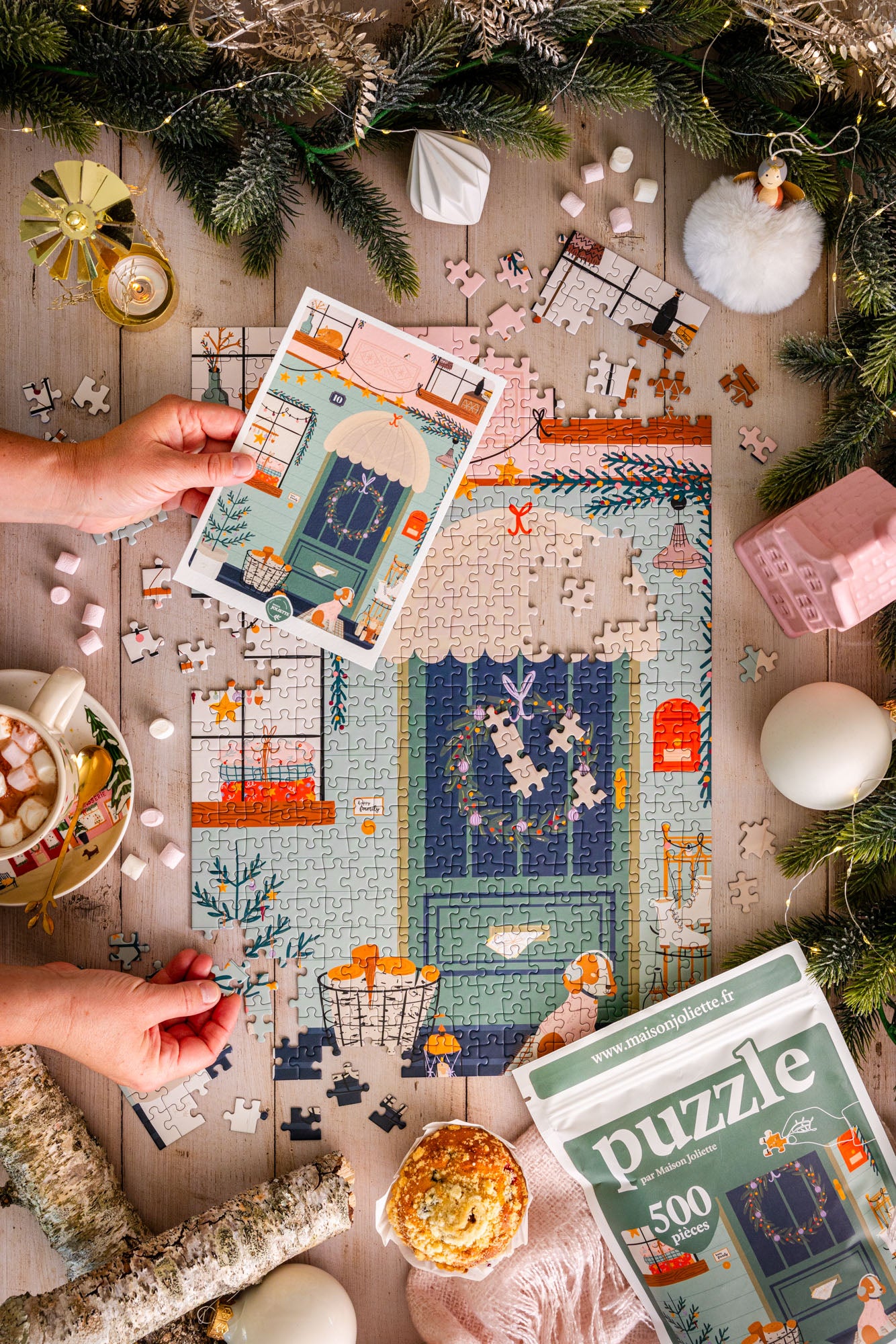 Puzzle 500 pièces Porte-Bonheur