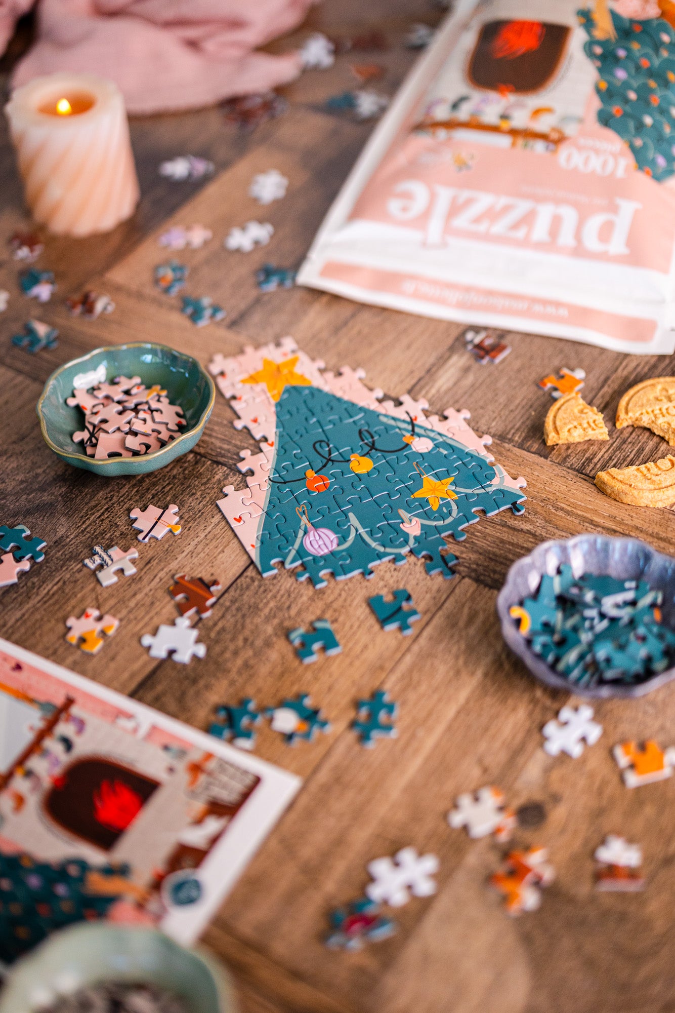 Puzzle 1000 pièces Au coin du feu