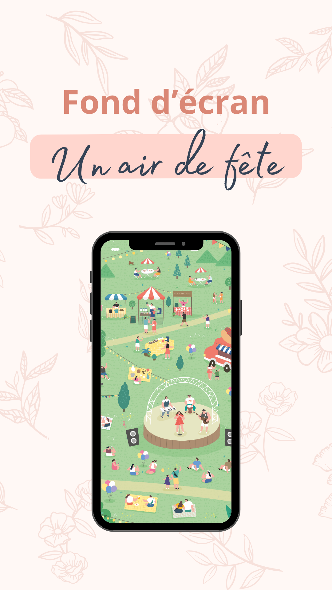 Fond d'écran pour Smartphone - Un air de fête