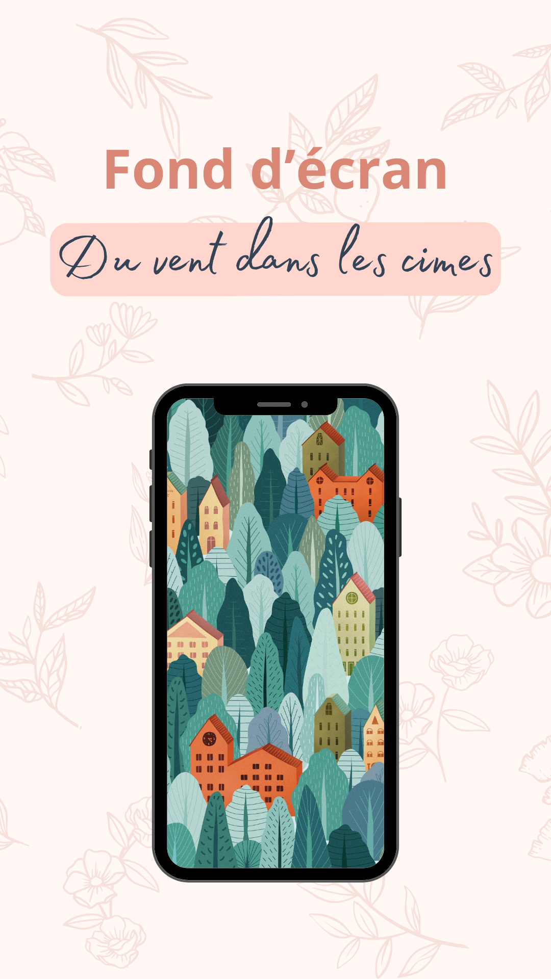 Fond d'écran pour Smartphone - Du vent dans les cimes