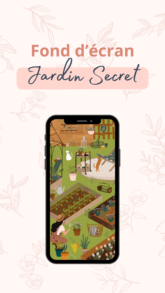 Fond d'écran pour Smartphone - Jardin Secret