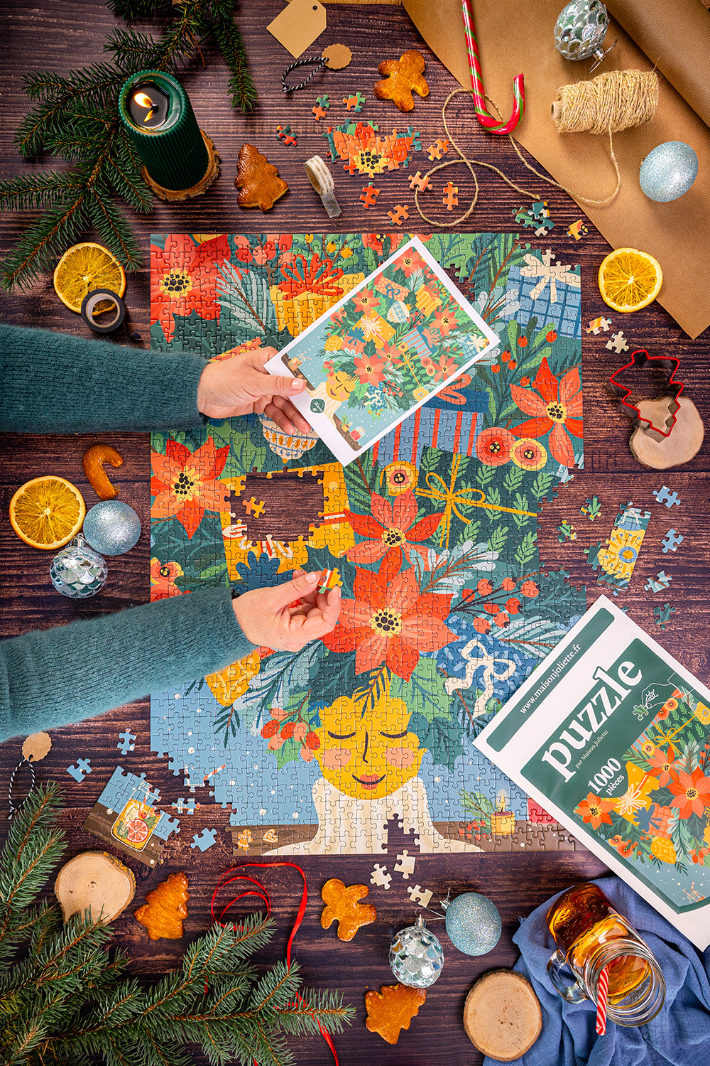 Puzzle 1000 pièces Esprit de Noël