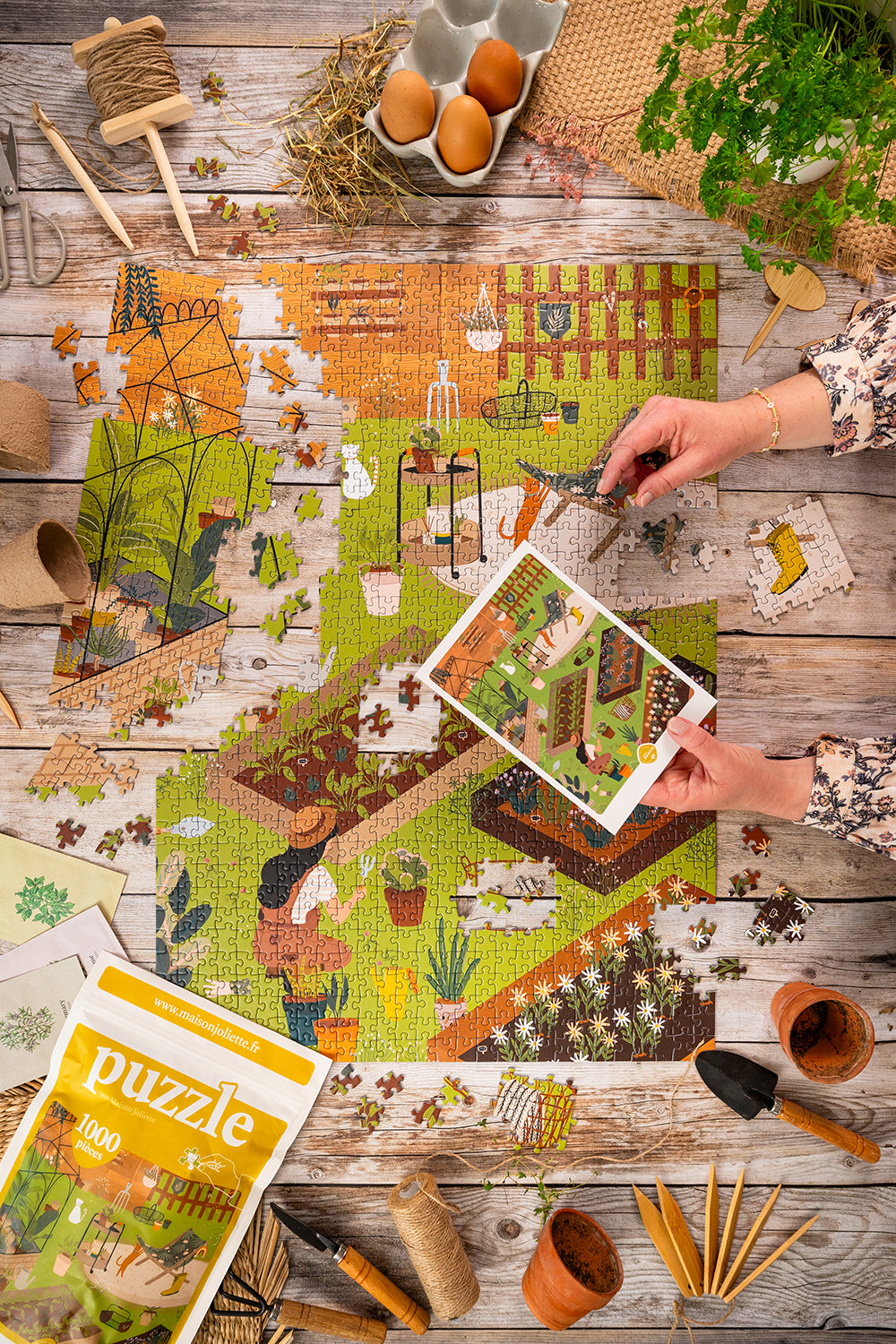 Puzzle 1000 pièces Jardin Secret