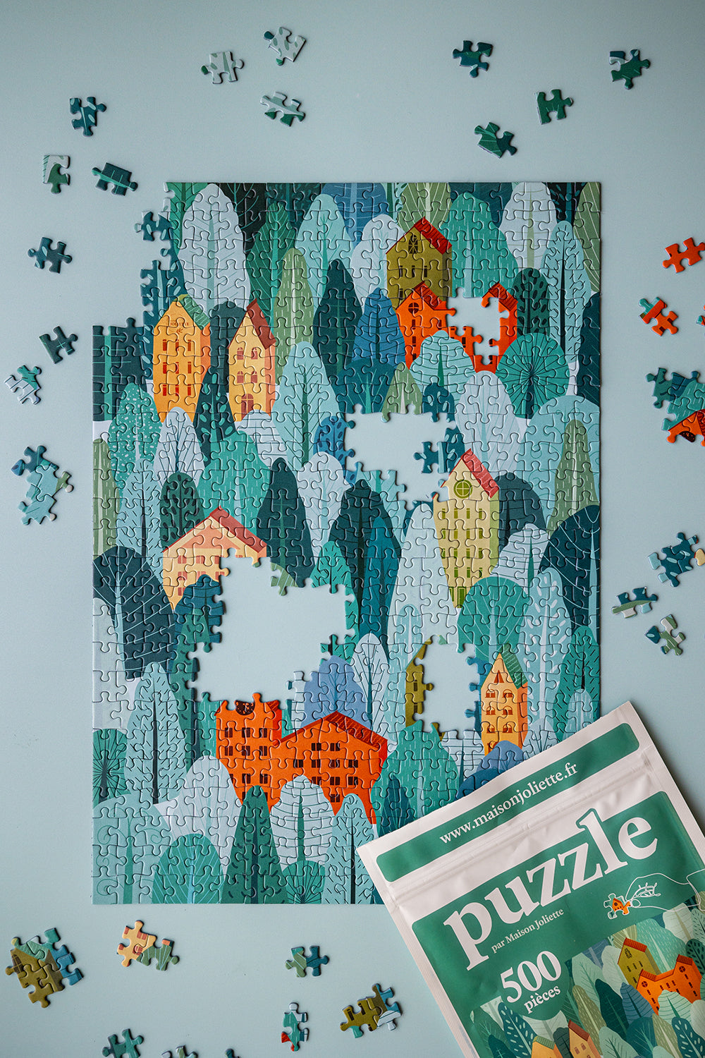 Puzzle 500 pièces Du vent dans les cimes