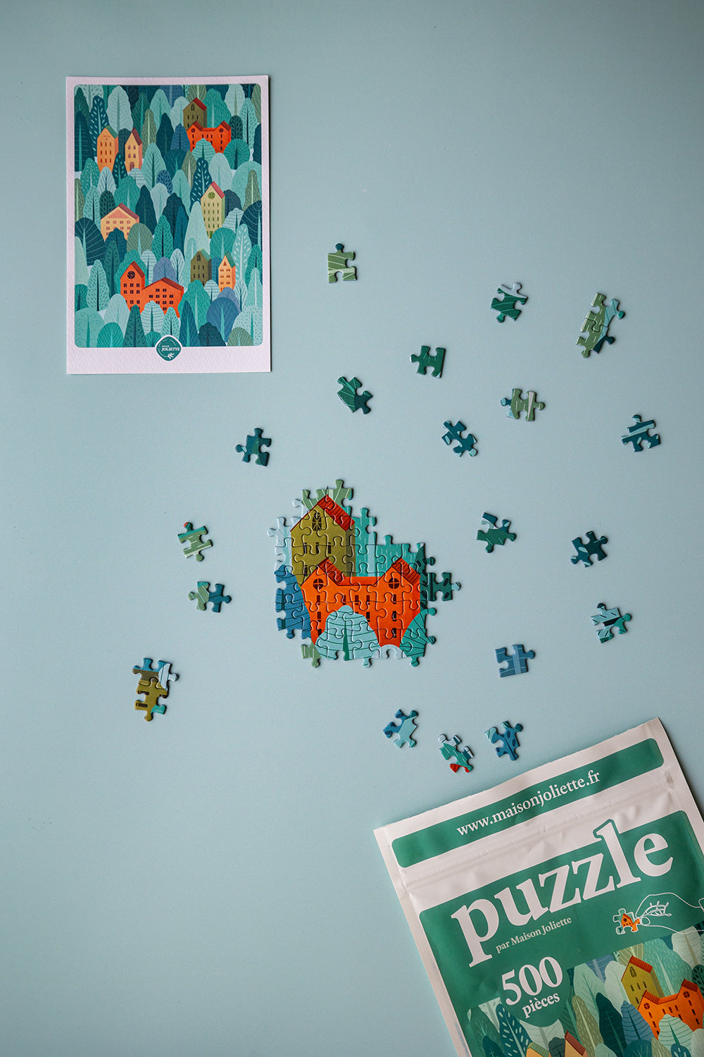 Puzzle 500 pièces Du vent dans les cimes