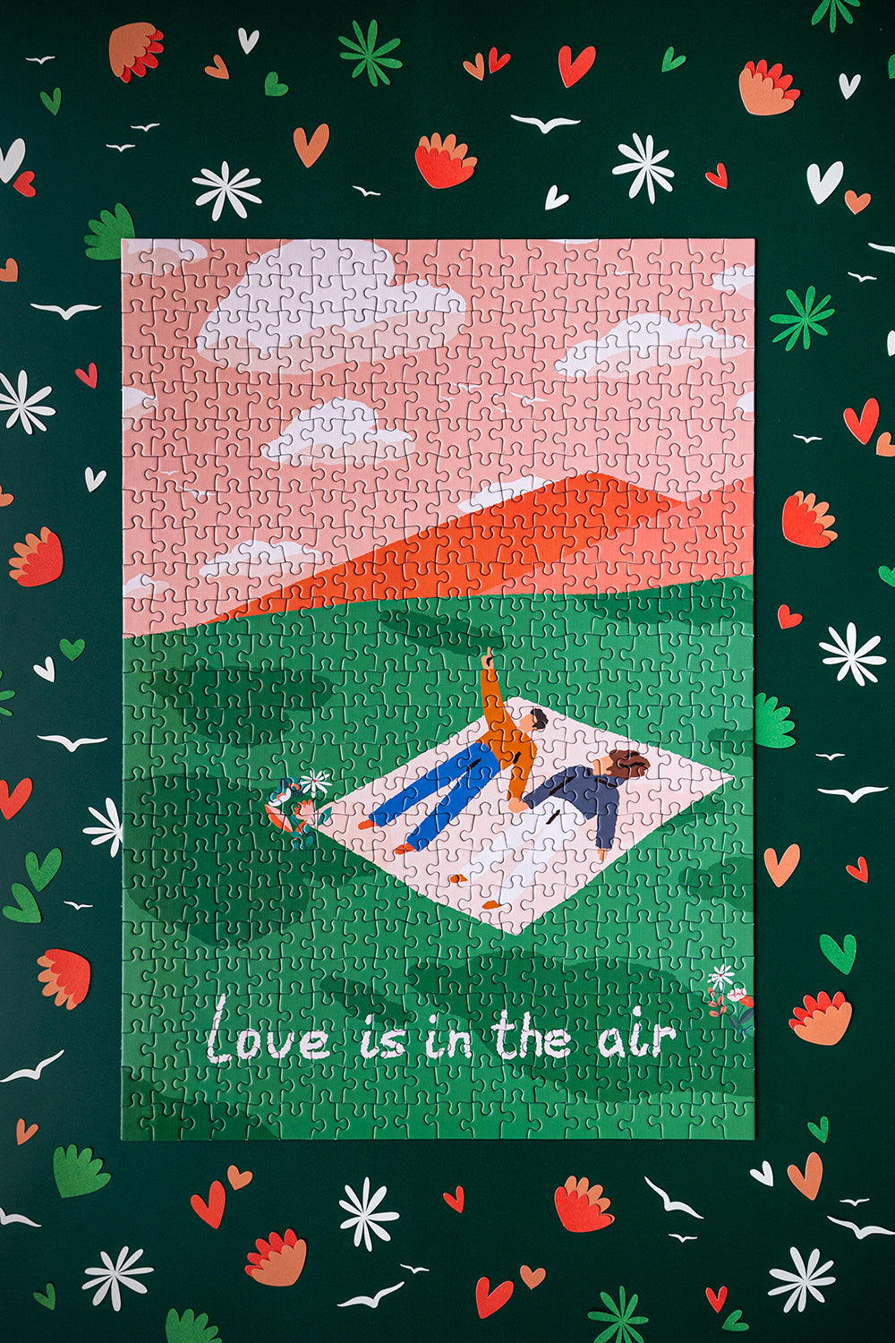 Puzzle 500 pièces Love is in the air