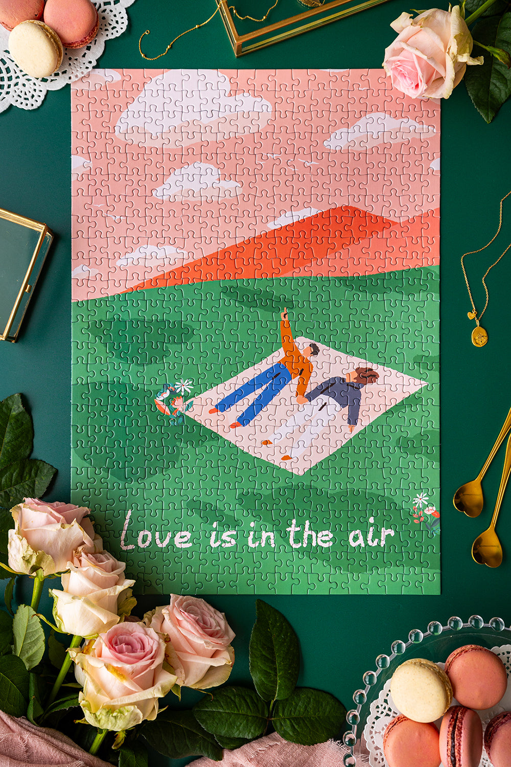 Puzzle 500 pièces Love is in the air