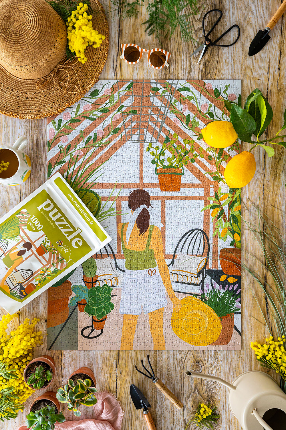 Puzzle 1000 pièces Un dimanche à la campagne