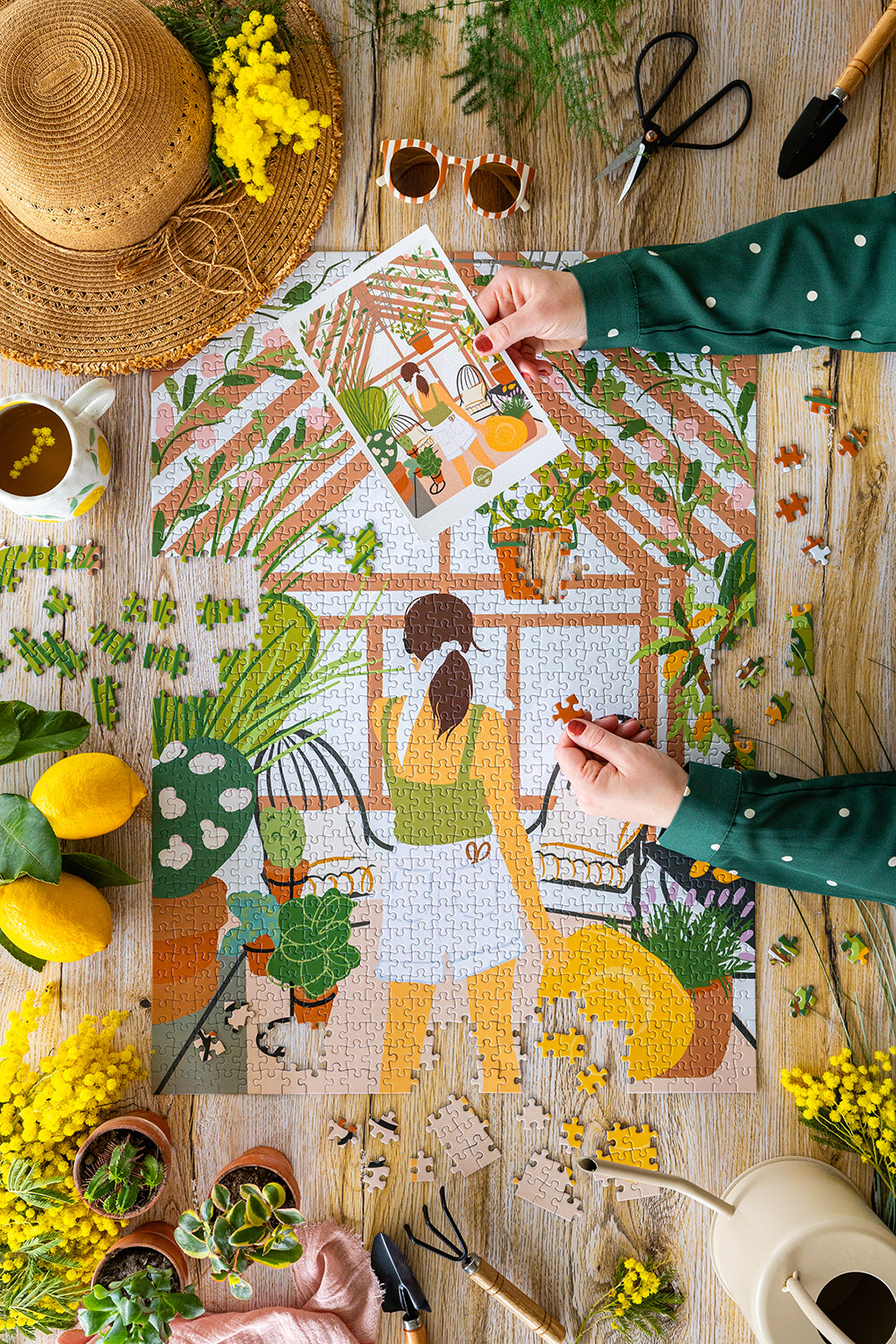 Puzzle 1000 pièces Un dimanche à la campagne
