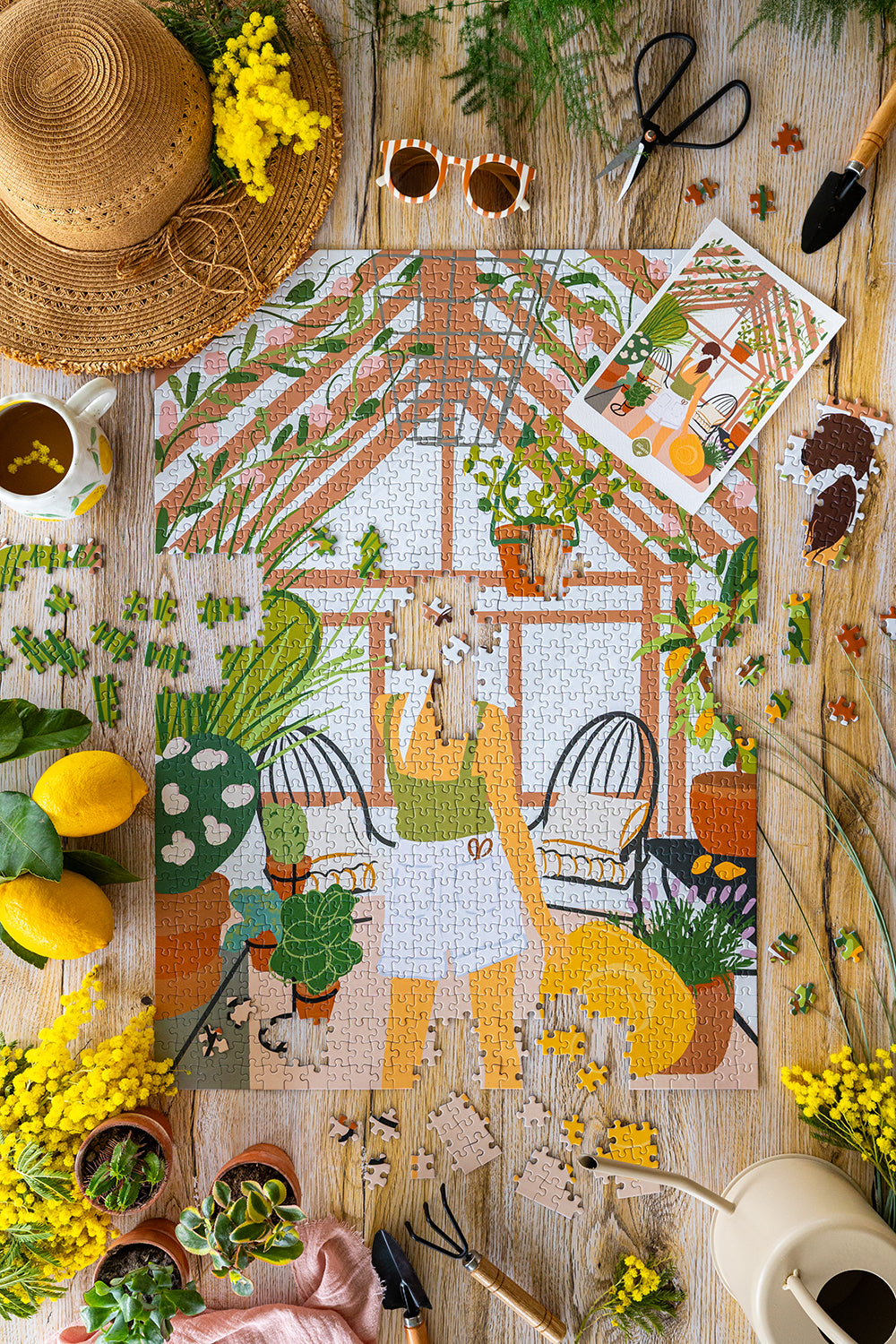 Puzzle 1000 pièces Un dimanche à la campagne