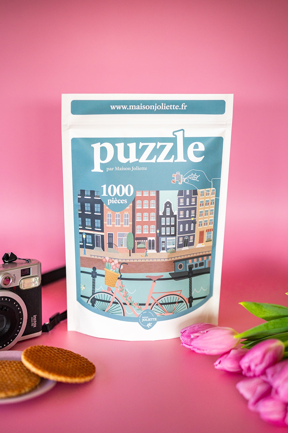 Puzzle 1000 pièces Pédalons au fil de l'eau