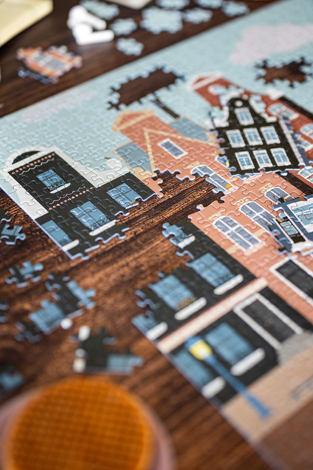 Puzzle 1000 pièces Pédalons au fil de l'eau