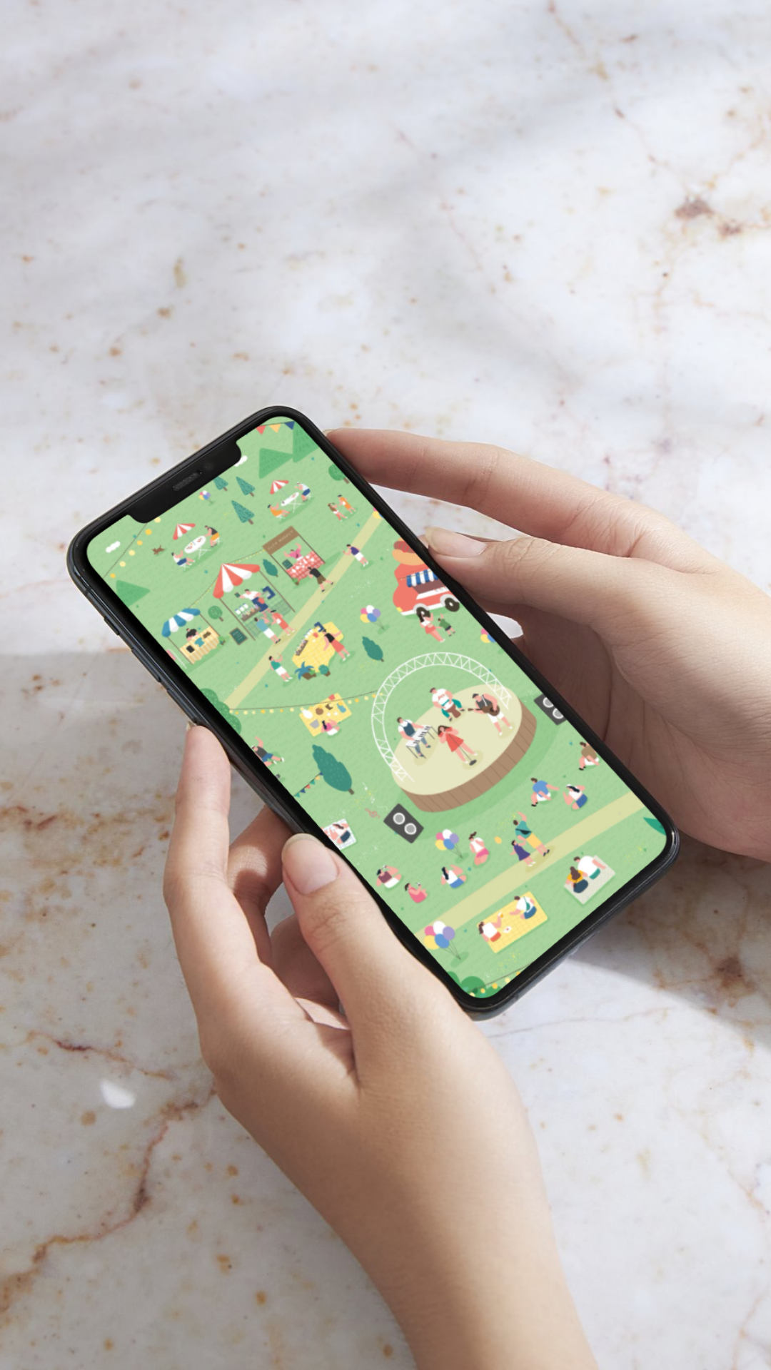 Fond d'écran pour Smartphone - Un air de fête