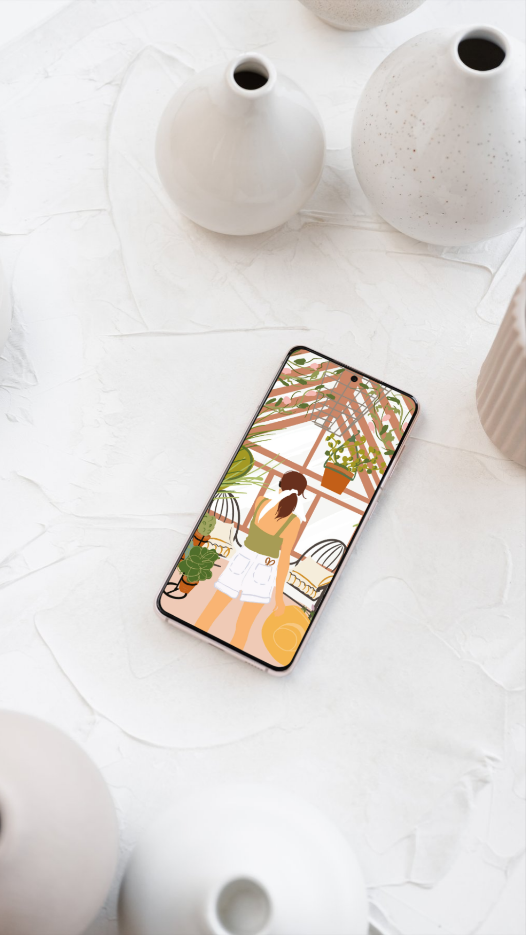 Fond d'écran pour Smartphone - Un dimanche à la campagne