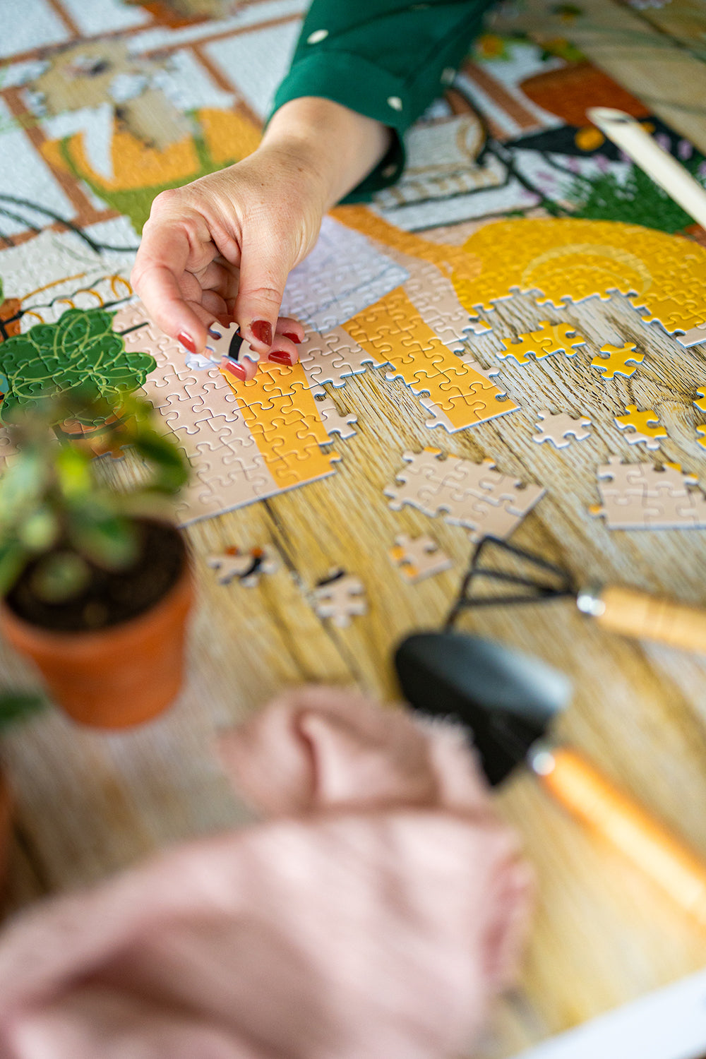 Puzzle 1000 pièces Un dimanche à la campagne