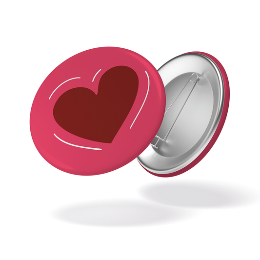 Badge TOUT IRA BIEN - Coeur