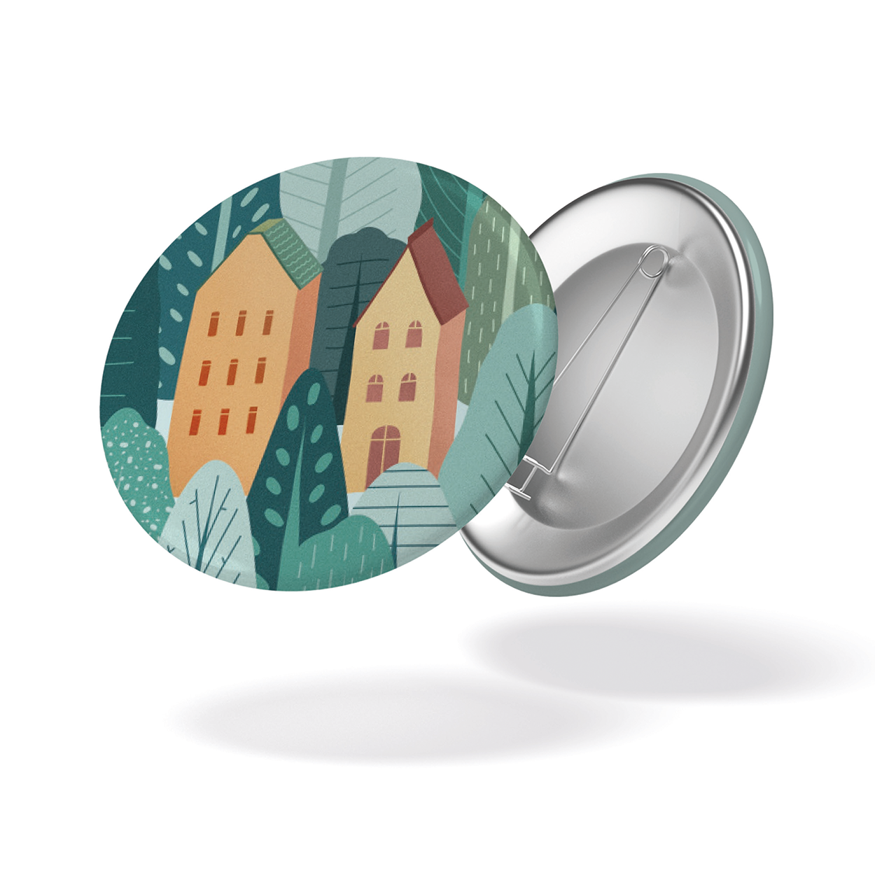 Badge DU VENT DANS LES CIMES - Maisons