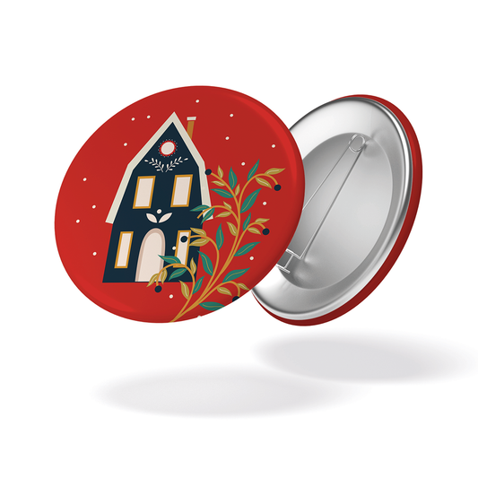 Badge CASSE-NOISETTE - Maison noël