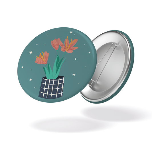 Badge - Fleurs de safran