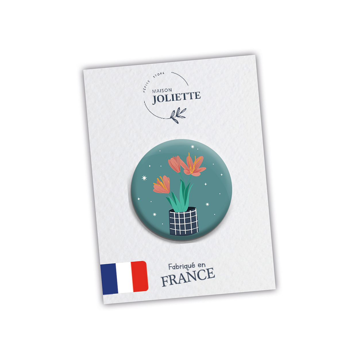 Badge - Fleurs de safran
