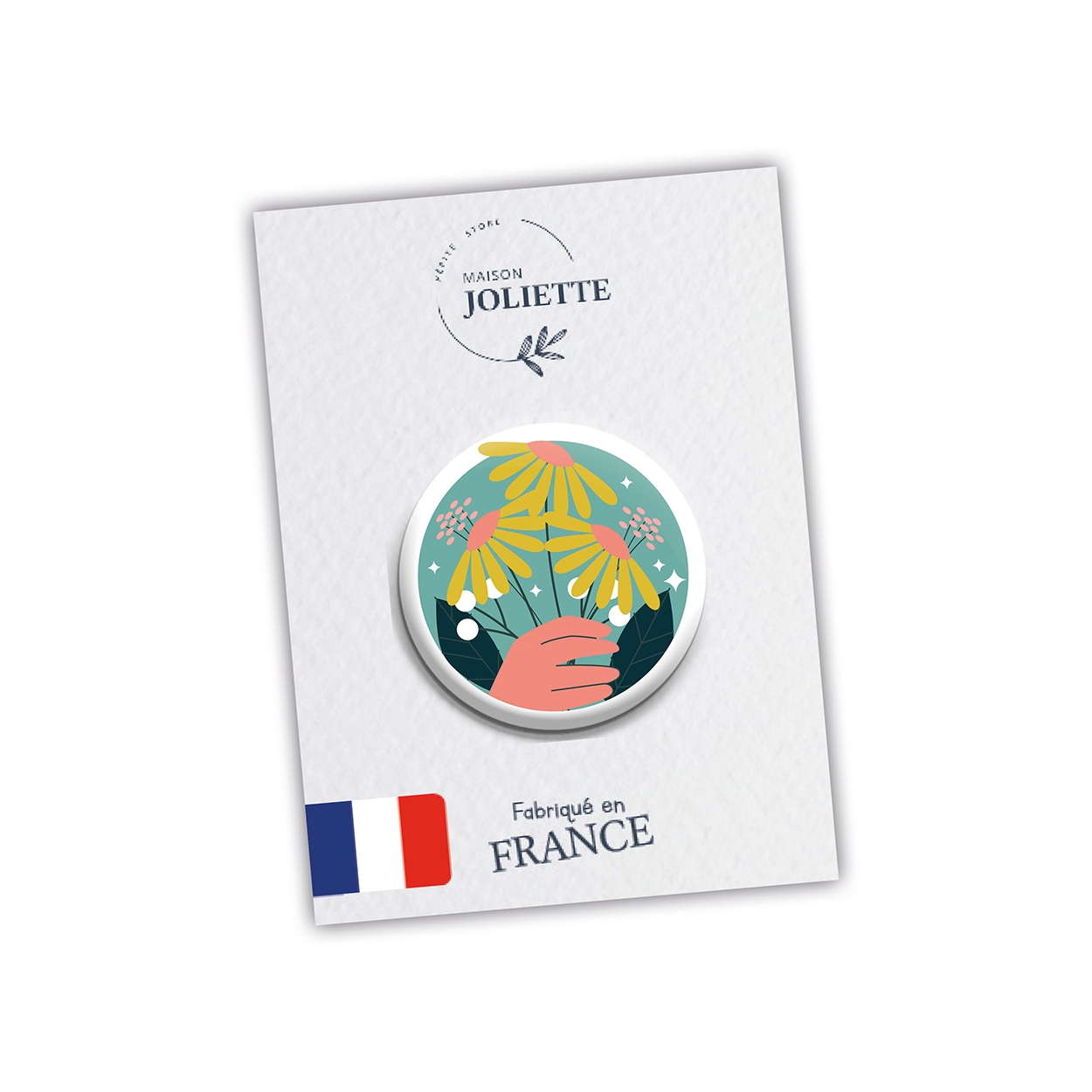 Badge AU JARDIN - Pissenlits