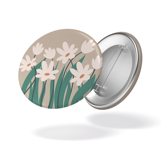 Badge BOHO BUTTERFLY - Pâquerette