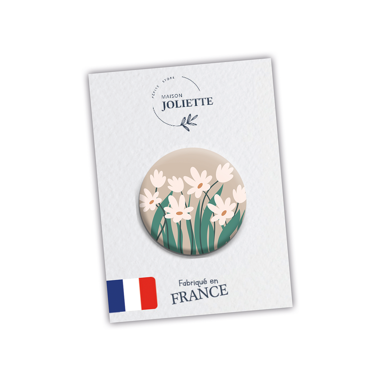 Badge BOHO BUTTERFLY - Pâquerette