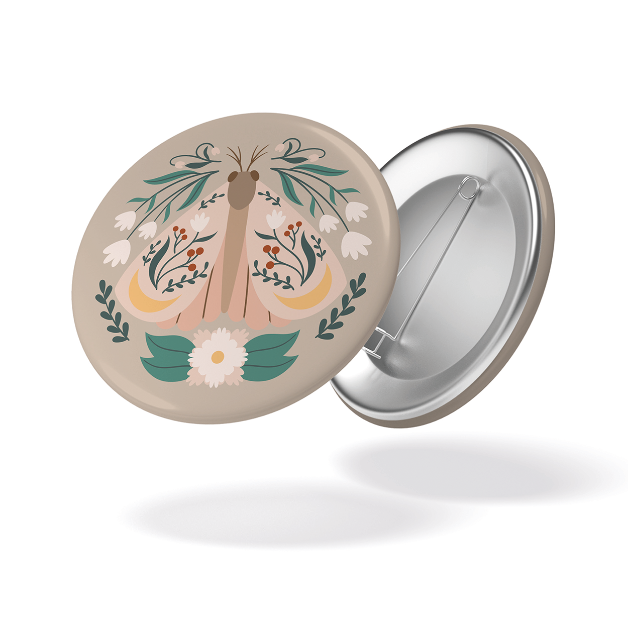 Badge BOHO BUTTERFLY - Papillon #1
