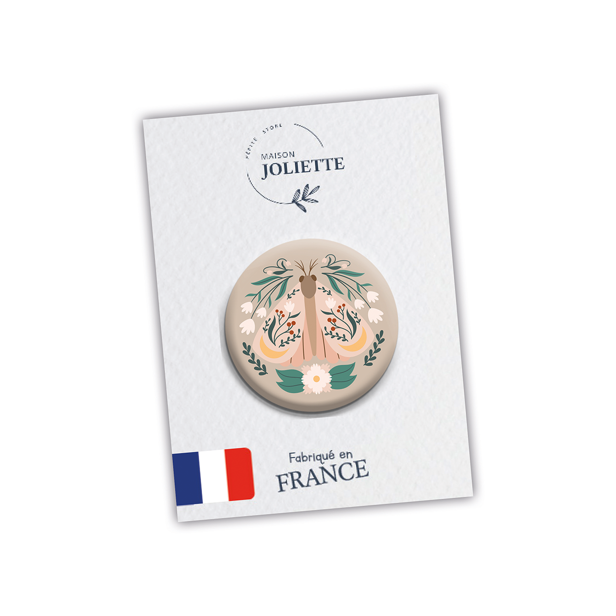 Badge BOHO BUTTERFLY - Papillon #1