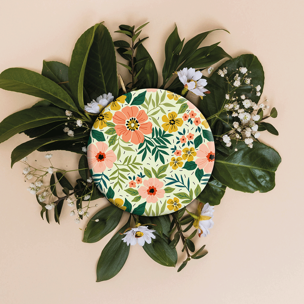 Floraison - Miroir de poche