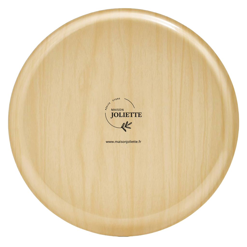 Plateau rond en bouleau Ø 38 cm - Floraison