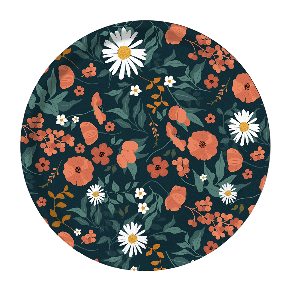 Plateau rond en bouleau Ø 38 cm - Jardin Botanique