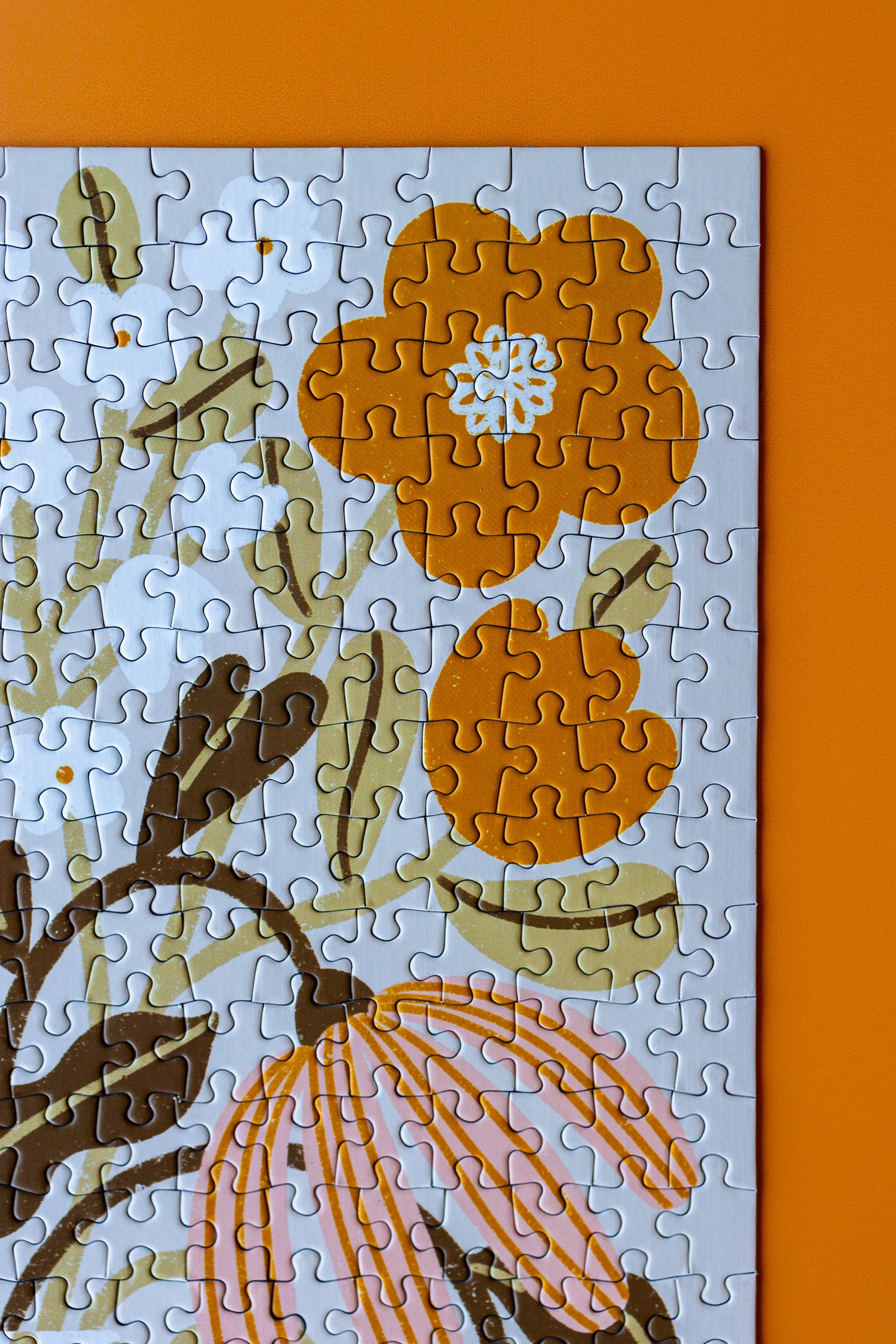 Puzzle 500 pieces Myosotis & Nasturtium