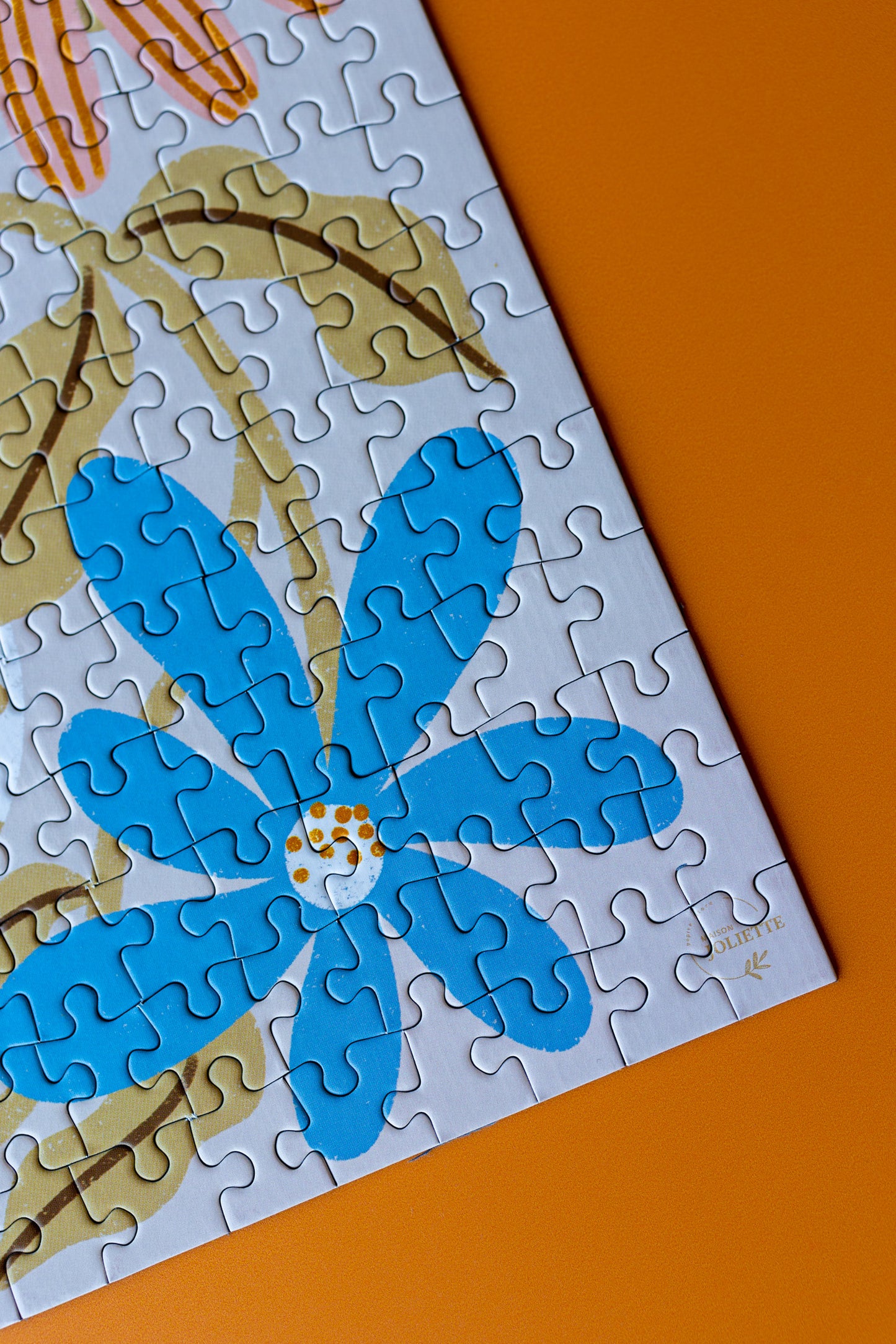 Puzzle 500 pieces Myosotis & Nasturtium