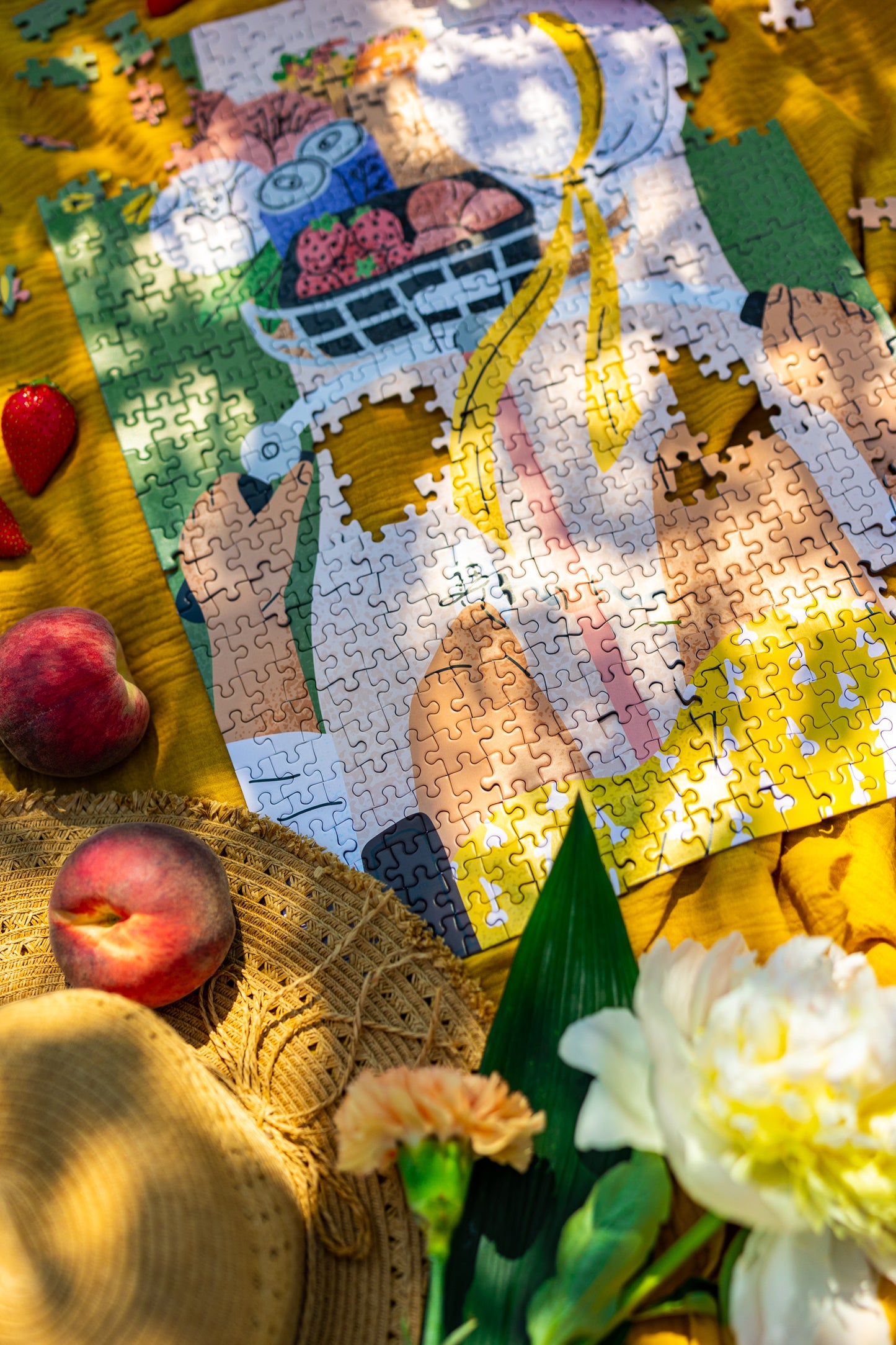 500 piece jigsaw puzzle On a bicycle