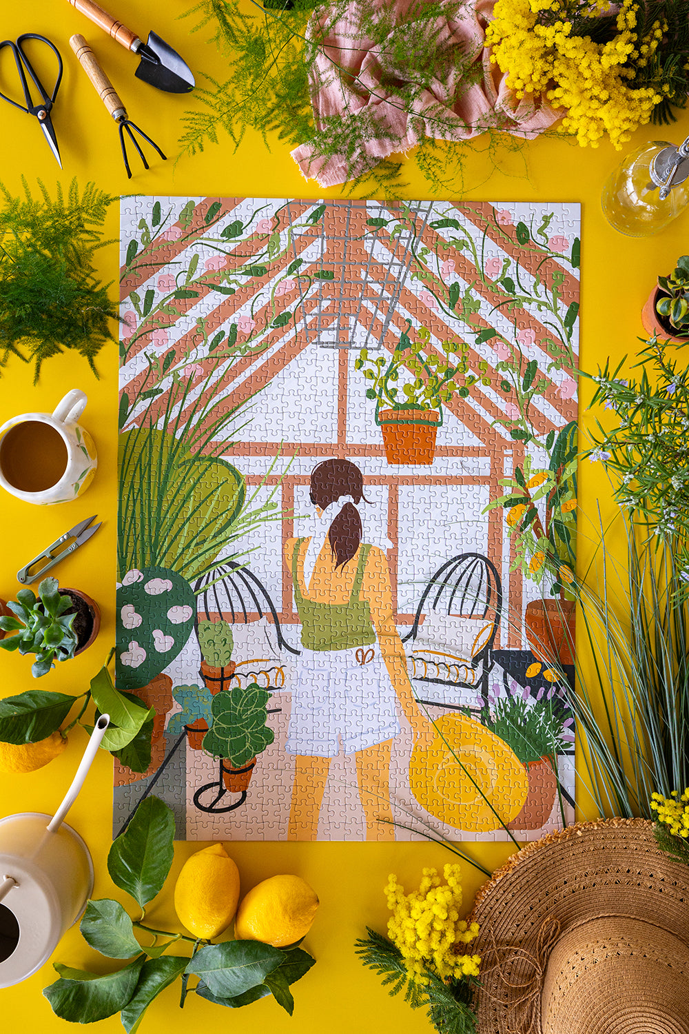 Puzzle 1000 pièces Un dimanche à la campagne