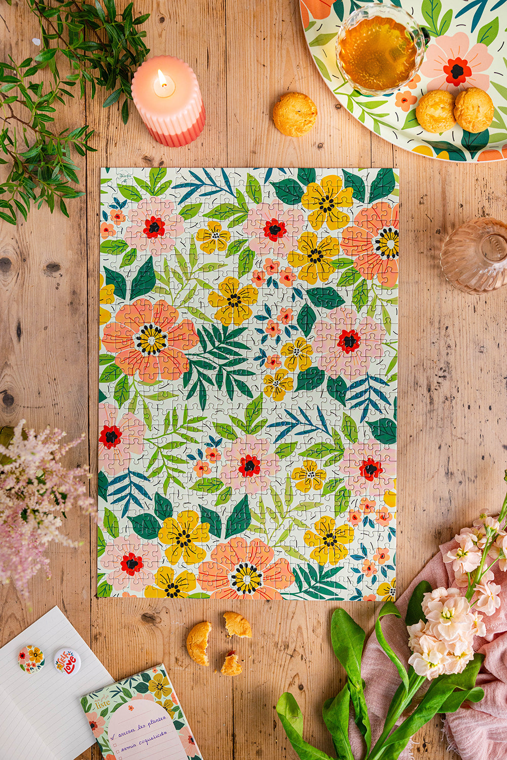 Flowering 500 piece jigsaw puzzle