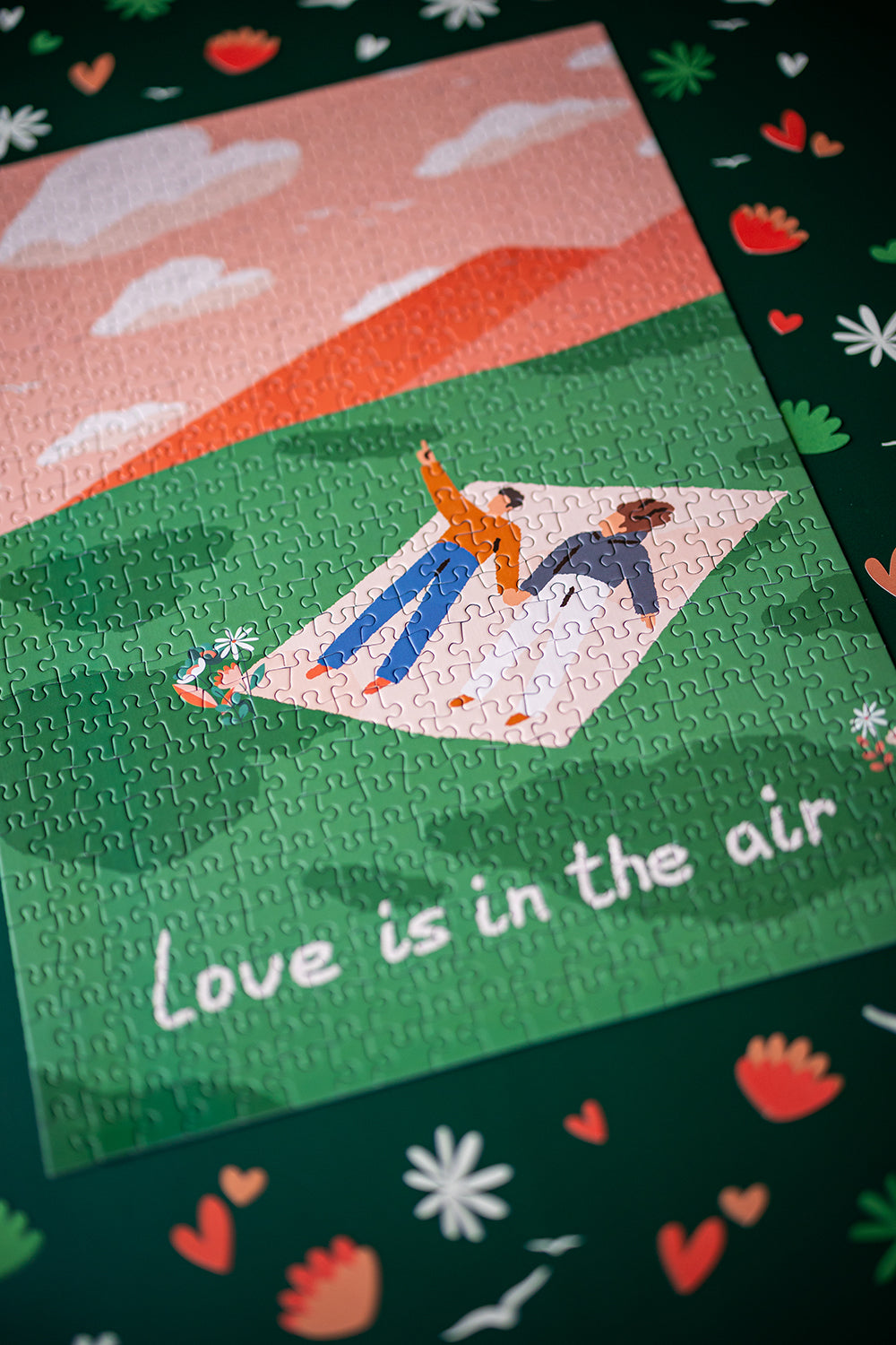 Puzzle 500 pièces Love is in the air