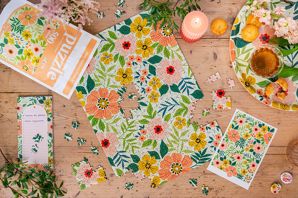 Flowering 500 piece jigsaw puzzle