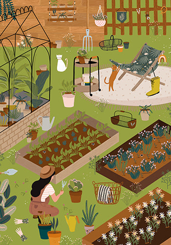 Puzzle 1000 pièces Jardin Secret