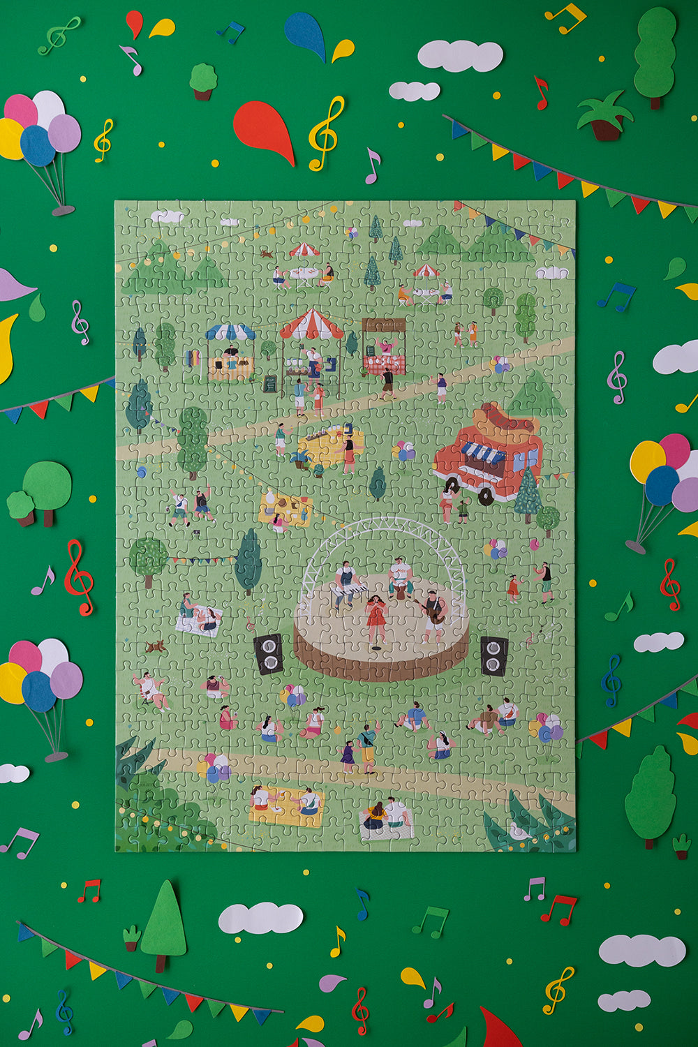 500 piece jigsaw puzzle A festive air