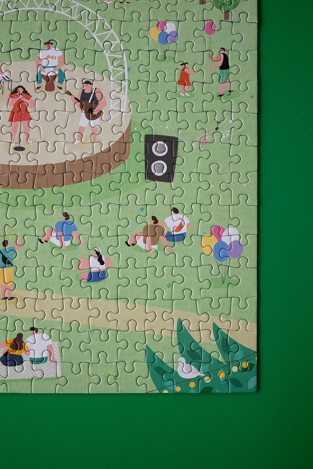 500 piece jigsaw puzzle A festive air