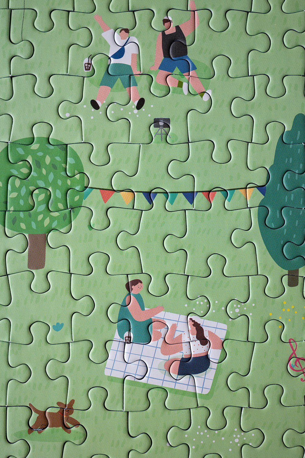 500 piece jigsaw puzzle A festive air