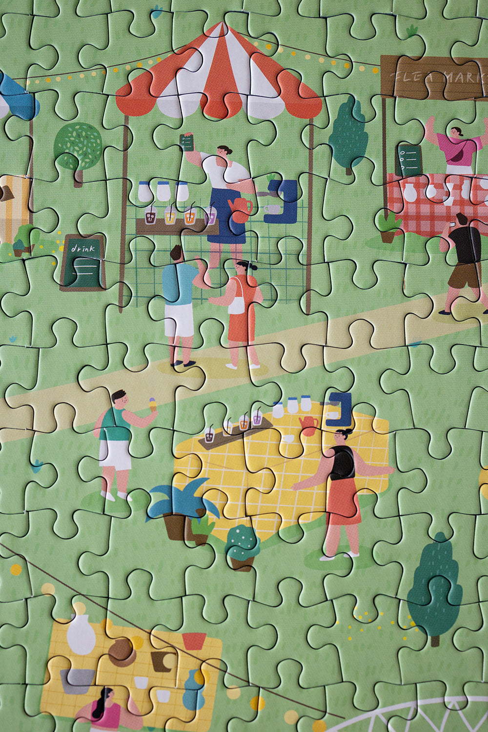 500 piece jigsaw puzzle A festive air