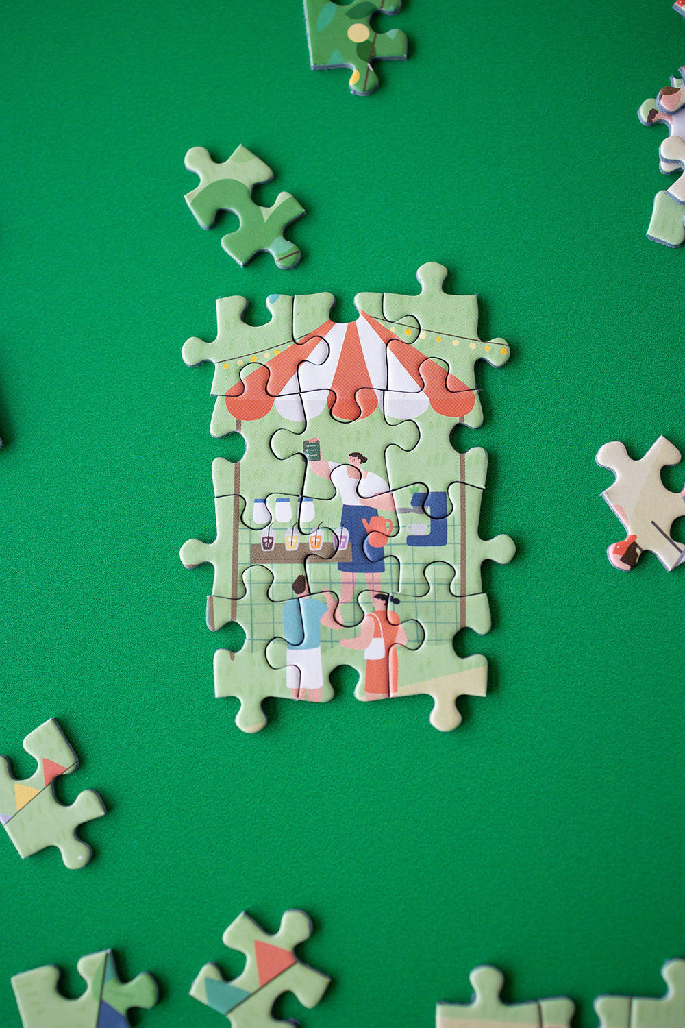 500 piece jigsaw puzzle A festive air