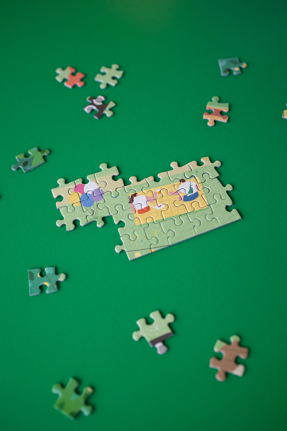 500 piece jigsaw puzzle A festive air