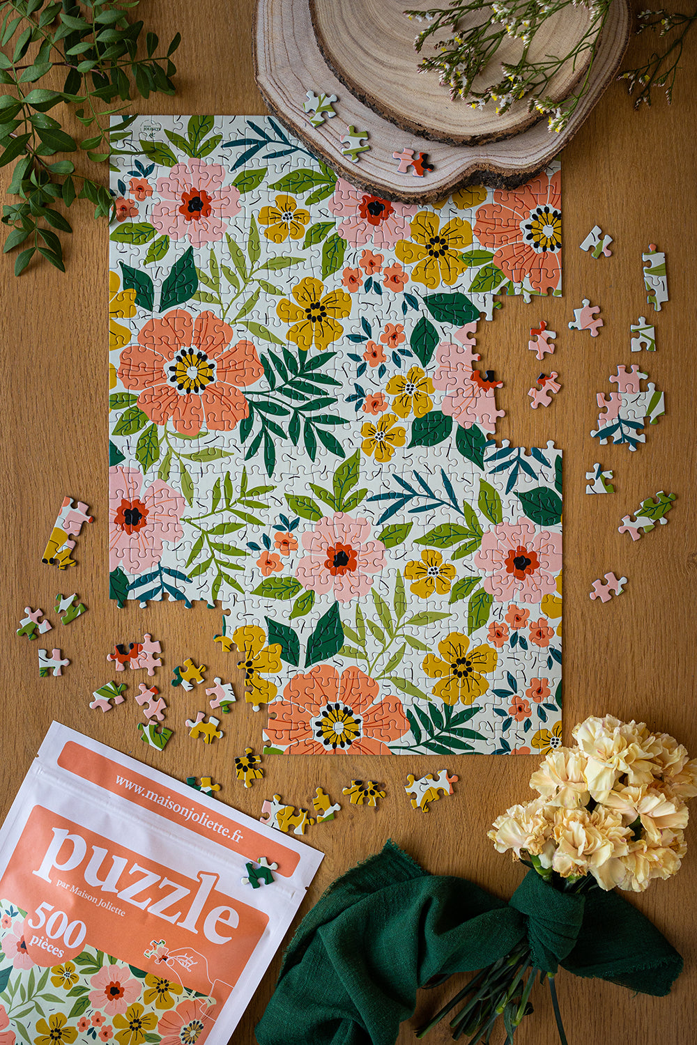 Flowering 500 piece jigsaw puzzle