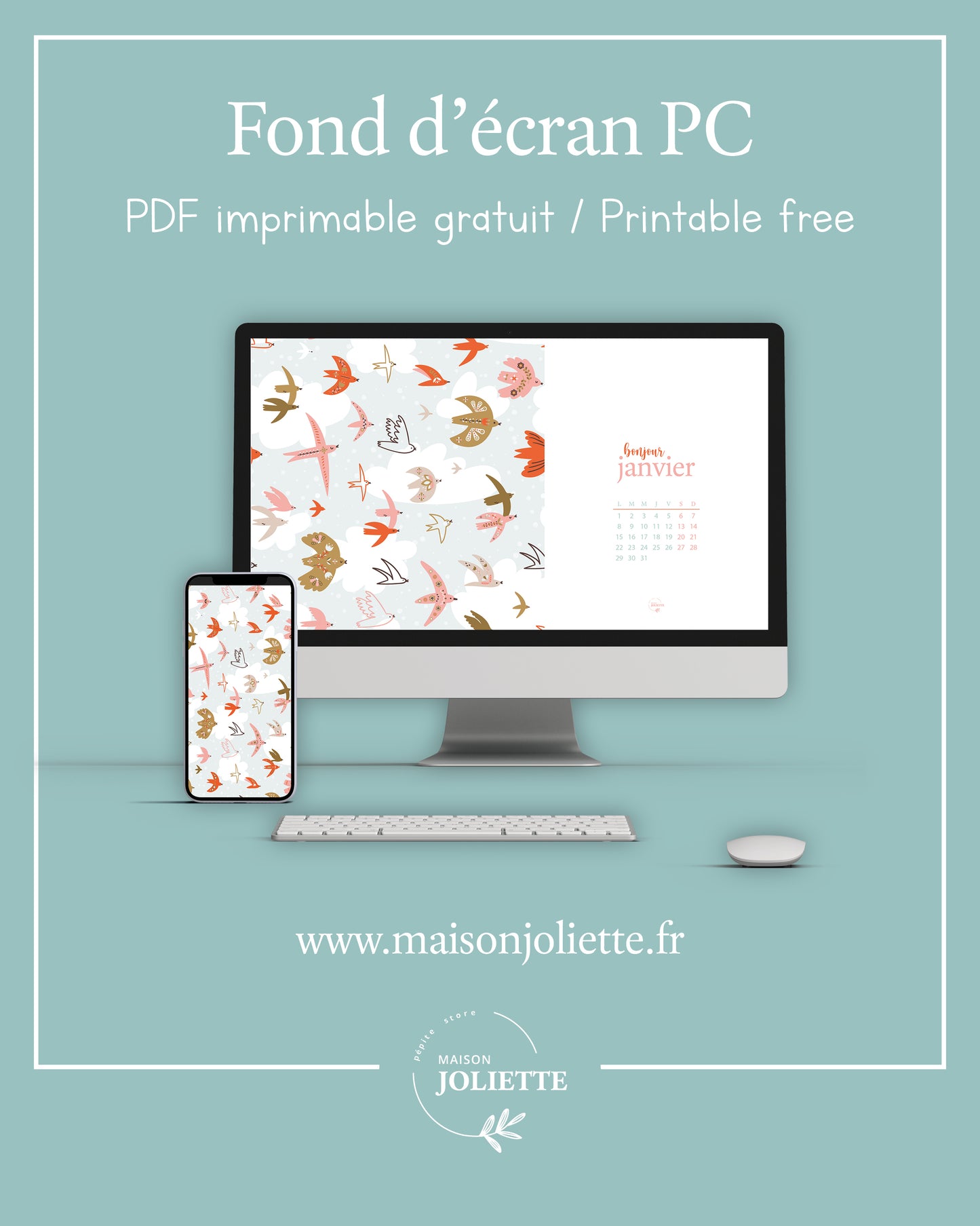 Fond d'écran PC - Libre comme l'air