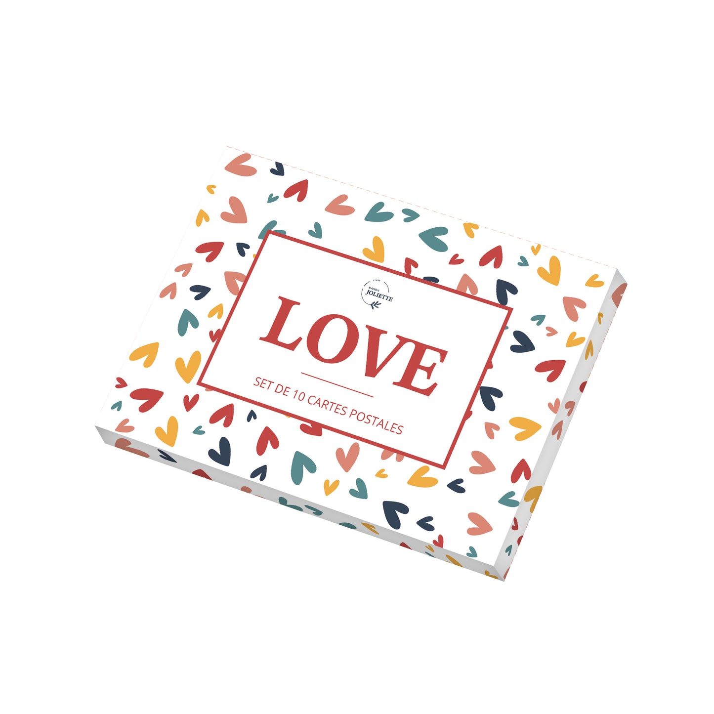 Etui de 10 cartes postales A6 - LOVE